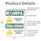Signmission Safety Culture Sign, 7 in Width, Vinyl Decal, Rectangle, Bilingual OS-2PACK-BC-D-710-L-10035 - alternate 2